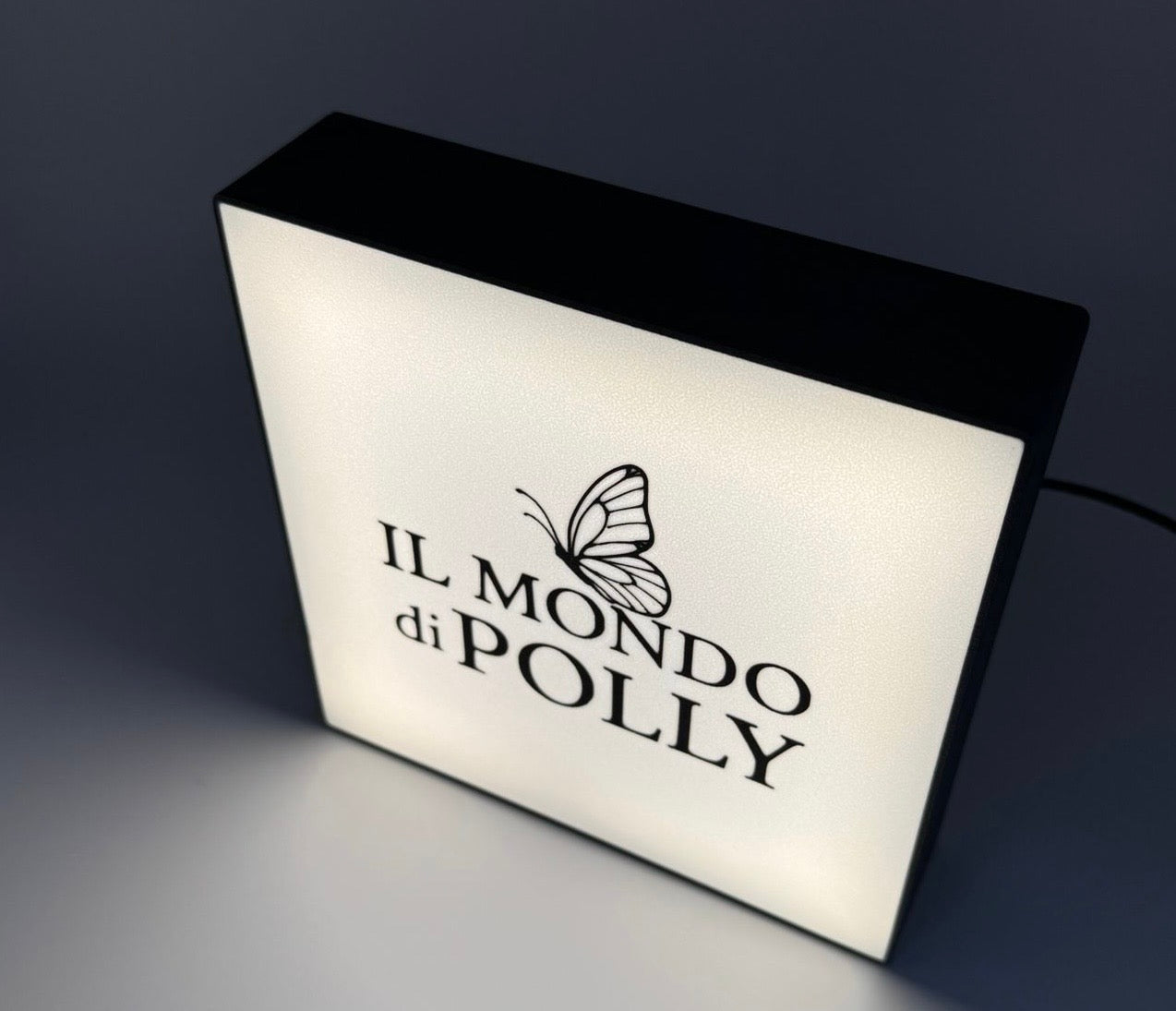 Lampada con logo personalizzato