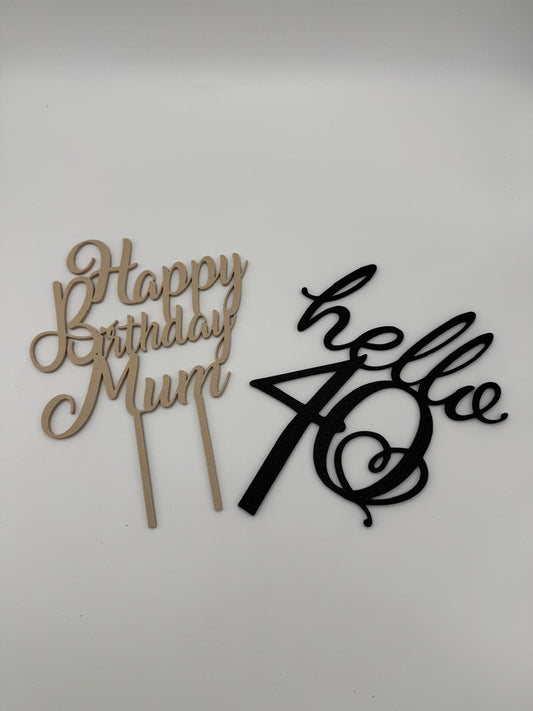 Cake Topper personalizzati
