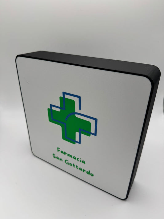 Lampada con logo personalizzato