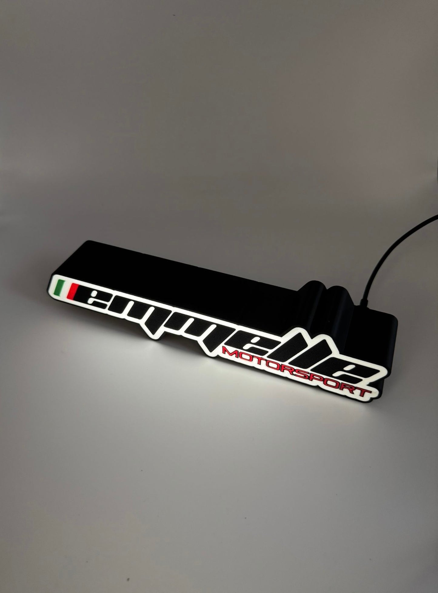Lampada con logo personalizzato
