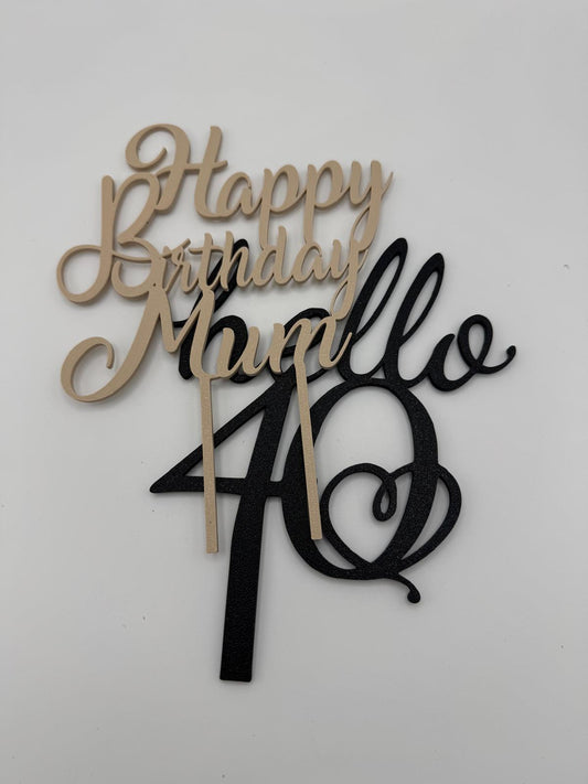 Cake Topper personalizzati