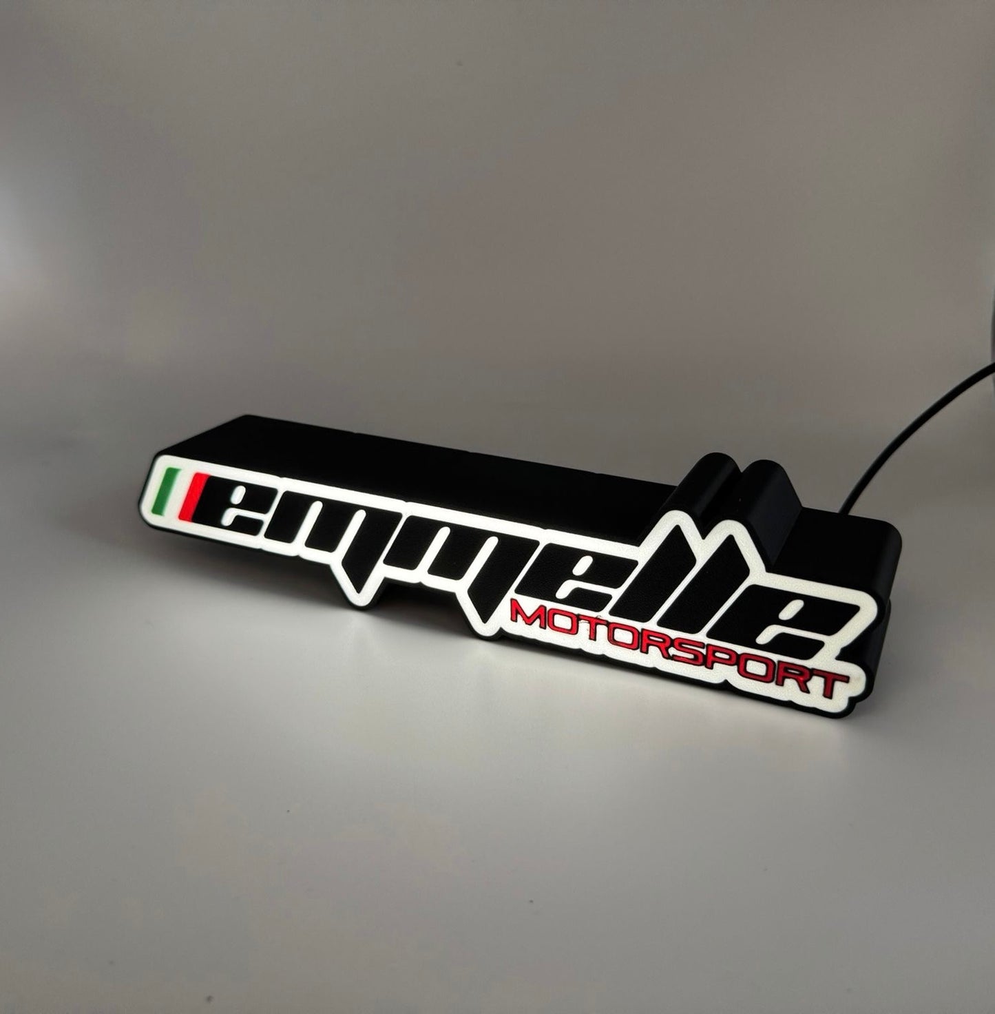 Lampada con logo personalizzato