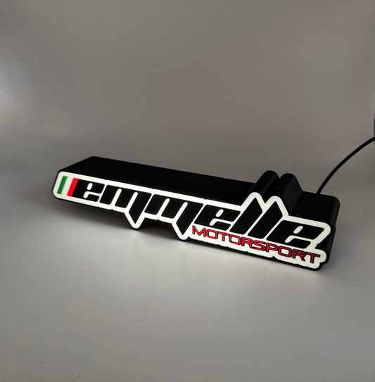 Lampada con logo personalizzato