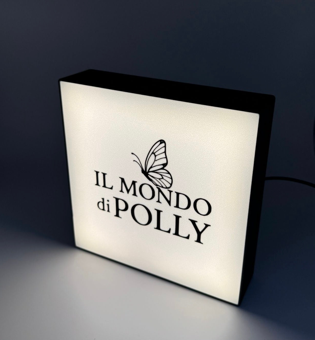Lampada con logo personalizzato